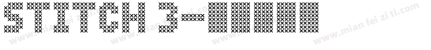 stitch 3字体转换